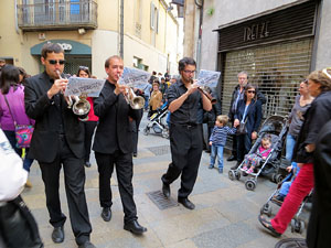 Festes de Primavera de Girona 2015. Presentació de la Mula Baba