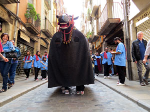 Festes de Primavera de Girona 2015. Presentació de la Mula Baba