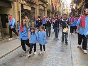 Festes de Primavera de Girona 2015. Presentació de la Mula Baba