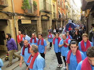 Festes de Primavera de Girona 2015. Presentació de la Mula Baba