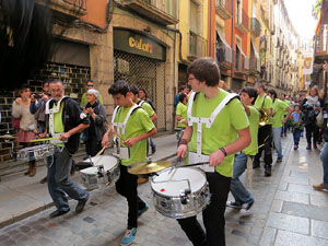 Festes de Primavera de Girona 2015. Presentació de la Mula Baba