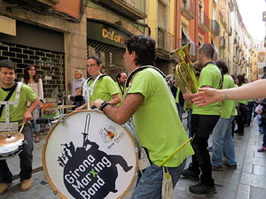 Festes de Primavera de Girona 2015. Presentació de la Mula Baba
