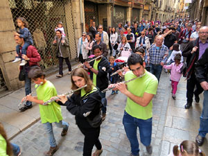 Festes de Primavera de Girona 2015. Presentació de la Mula Baba