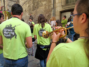 Festes de Primavera de Girona 2015. Presentació de la Mula Baba