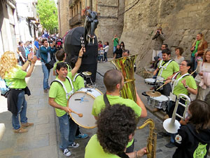 Festes de Primavera de Girona 2015. Presentació de la Mula Baba