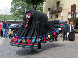 Festes de Primavera de Girona 2015. Presentació de la Mula Baba