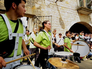 Festes de Primavera de Girona 2015. Presentació de la Mula Baba