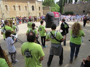 Festes de Primavera de Girona 2015. Presentació de la Mula Baba