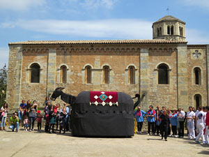 Festes de Primavera de Girona 2015. Presentació de la Mula Baba