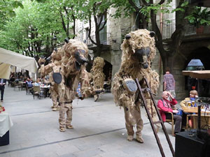 Festes de Primavera de Girona 2015. Espectacle Óssos del Pirineu