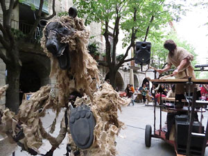 Festes de Primavera de Girona 2015. Espectacle Óssos del Pirineu