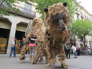 Festes de Primavera de Girona 2015. Espectacle Óssos del Pirineu
