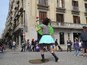 Festes de Primavera de Girona 2015. Espectacle Miss Umbrel·la