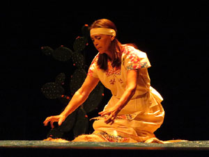 FITAG 2015. Espectacle Maz&aacute;tzin, el hombre venado, de la Cia. Centro Cultural Jalil Gibran, M&egrave;xic, i el Col&middot;lectiu Actoral de Girona