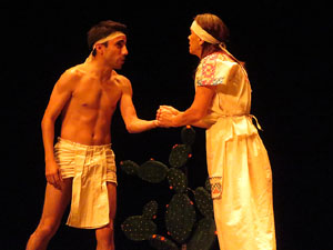 FITAG 2015. Espectacle Maz&aacute;tzin, el hombre venado, de la Cia. Centro Cultural Jalil Gibran, M&egrave;xic, i el Col&middot;lectiu Actoral de Girona