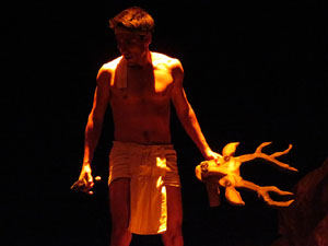 FITAG 2015. Espectacle Maz&aacute;tzin, el hombre venado, de la Cia. Centro Cultural Jalil Gibran, M&egrave;xic, i el Col&middot;lectiu Actoral de Girona
