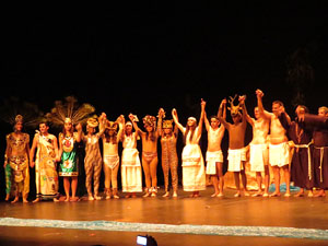 FITAG 2015. Espectacle Maz&aacute;tzin, el hombre venado, de la Cia. Centro Cultural Jalil Gibran, M&egrave;xic, i el Col&middot;lectiu Actoral de Girona