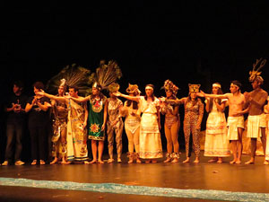 FITAG 2015. Espectacle Maz&aacute;tzin, el hombre venado, de la Cia. Centro Cultural Jalil Gibran, M&egrave;xic, i el Col&middot;lectiu Actoral de Girona