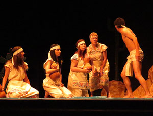 FITAG 2015. Espectacle Mazátzin, el hombre venado, de la Cia. Centro Cultural Jalil Gibran, Mèxic, i el Col·lectiu Actoral de Girona