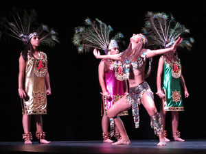 FITAG 2015. Espectacle Maz&aacute;tzin, el hombre venado, de la Cia. Centro Cultural Jalil Gibran, M&egrave;xic, i el Col&middot;lectiu Actoral de Girona