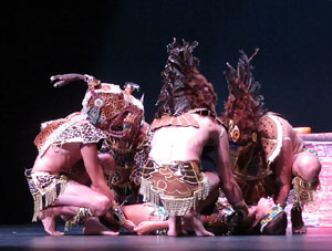 FITAG 2015. Espectacle Maz&aacute;tzin, el hombre venado, de la Cia. Centro Cultural Jalil Gibran, M&egrave;xic, i el Col&middot;lectiu Actoral de Girona