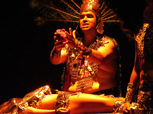 FITAG 2015. Espectacle Maz&aacute;tzin, el hombre venado, de la Cia. Centro Cultural Jalil Gibran, M&egrave;xic, i el Col&middot;lectiu Actoral de Girona