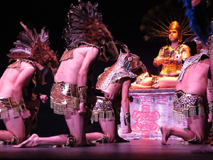 FITAG 2015. Espectacle Maz&aacute;tzin, el hombre venado, de la Cia. Centro Cultural Jalil Gibran, M&egrave;xic, i el Col&middot;lectiu Actoral de Girona