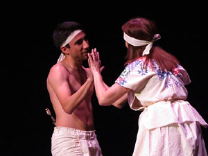 FITAG 2015. Espectacle Maz&aacute;tzin, el hombre venado, de la Cia. Centro Cultural Jalil Gibran, M&egrave;xic, i el Col&middot;lectiu Actoral de Girona