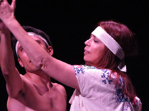 FITAG 2015. Espectacle Maz&aacute;tzin, el hombre venado, de la Cia. Centro Cultural Jalil Gibran, M&egrave;xic, i el Col&middot;lectiu Actoral de Girona