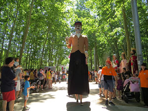 Bateig dels gegants de l'Esquerra del Ter, en Benet i la Carmen