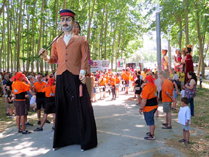Bateig dels gegants de l'Esquerra del Ter, en Benet i la Carmen