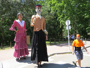 Bateig dels gegants de l'Esquerra del Ter, en Benet i la Carmen