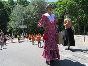 Bateig dels gegants de l'Esquerra del Ter, en Benet i la Carmen