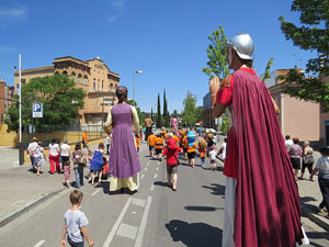 Bateig dels gegants de l'Esquerra del Ter, en Benet i la Carmen