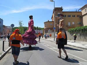 Bateig dels gegants de l'Esquerra del Ter, en Benet i la Carmen