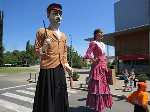 Bateig dels gegants de l'Esquerra del Ter, en Benet i la Carmen
