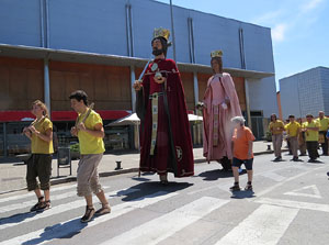 Bateig dels gegants de l'Esquerra del Ter, en Benet i la Carmen