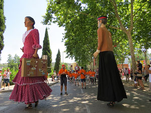 Bateig dels gegants de l'Esquerra del Ter, en Benet i la Carmen