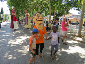 Bateig dels gegants de l'Esquerra del Ter, en Benet i la Carmen