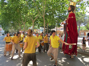 Bateig dels gegants de l'Esquerra del Ter, en Benet i la Carmen