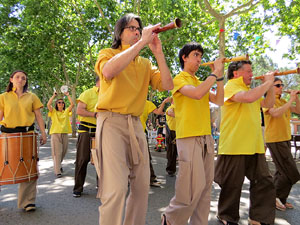 Bateig dels gegants de l'Esquerra del Ter, en Benet i la Carmen