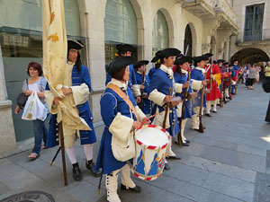 Girona resisteix! Jornades de recreació històrica de la Guerra de Successió. Escaramussa al Pont de Pedra