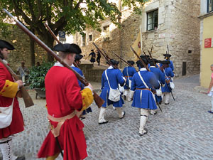 Girona resisteix! Jornades de recreació històrica de la Guerra de Successió. Combat a la bretxa de la muralla