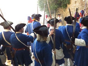 Girona resisteix! Jornades de recreació històrica de la Guerra de Successió. Combat als Jardins dels Alemanys