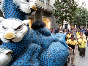 Sant Jordi 2015. Cercavila amb el Beatusaure