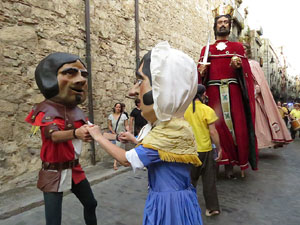 Undàrius, festival d'estiu de Girona de cultura popular i tradicional. Cercavila de Fal·lera Gironina
