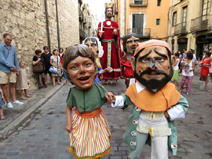 Undàrius, festival d'estiu de Girona de cultura popular i tradicional. Cercavila de Fal·lera Gironina
