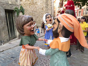 Undàrius, festival d'estiu de Girona de cultura popular i tradicional. Cercavila de Fal·lera Gironina