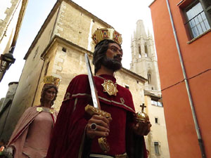 Undàrius, festival d'estiu de Girona de cultura popular i tradicional. Cercavila de Fal·lera Gironina