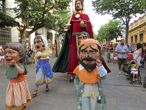 Undàrius, festival d'estiu de Girona de cultura popular i tradicional. Cercavila de Fal·lera Gironina